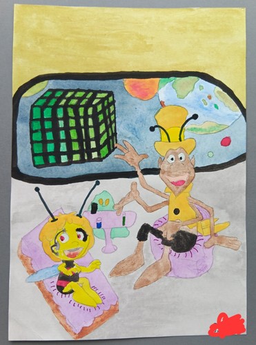 Aquarell maja flipp - flipp, 7of9