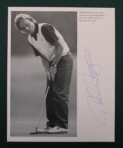 Signatur von bernhard langer - von,