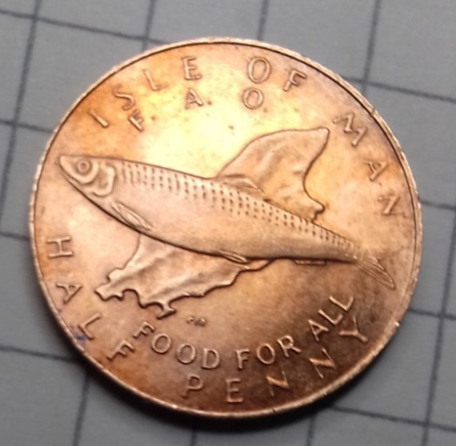 Isle man penny 1981 - man,