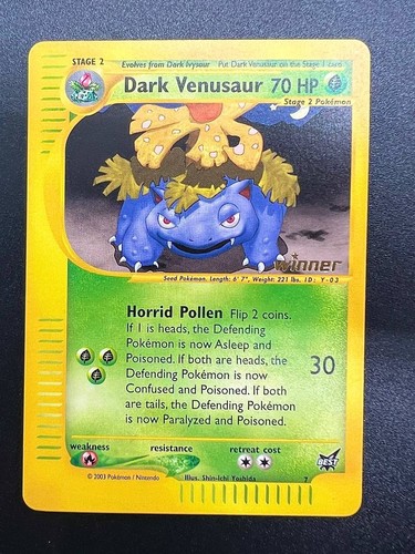 Dark venusaur promo best - dark, 7/9