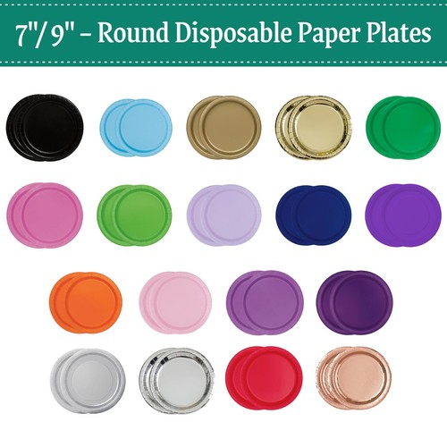 Papier partyteller rund - papier,
